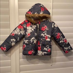 Toddler girl puffer coat